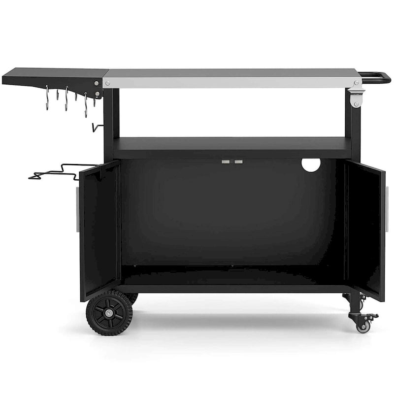 Outdoor Grill Cart with Storage, Kitchen Island