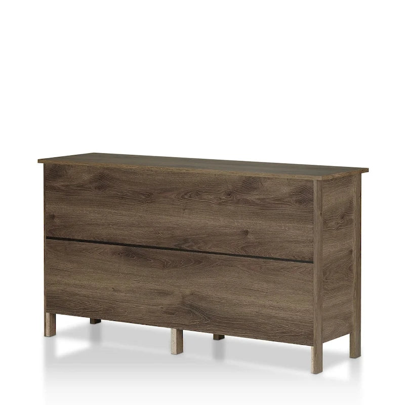 Rustic Walnut Storage Dresser, 3 or 6 Drawers