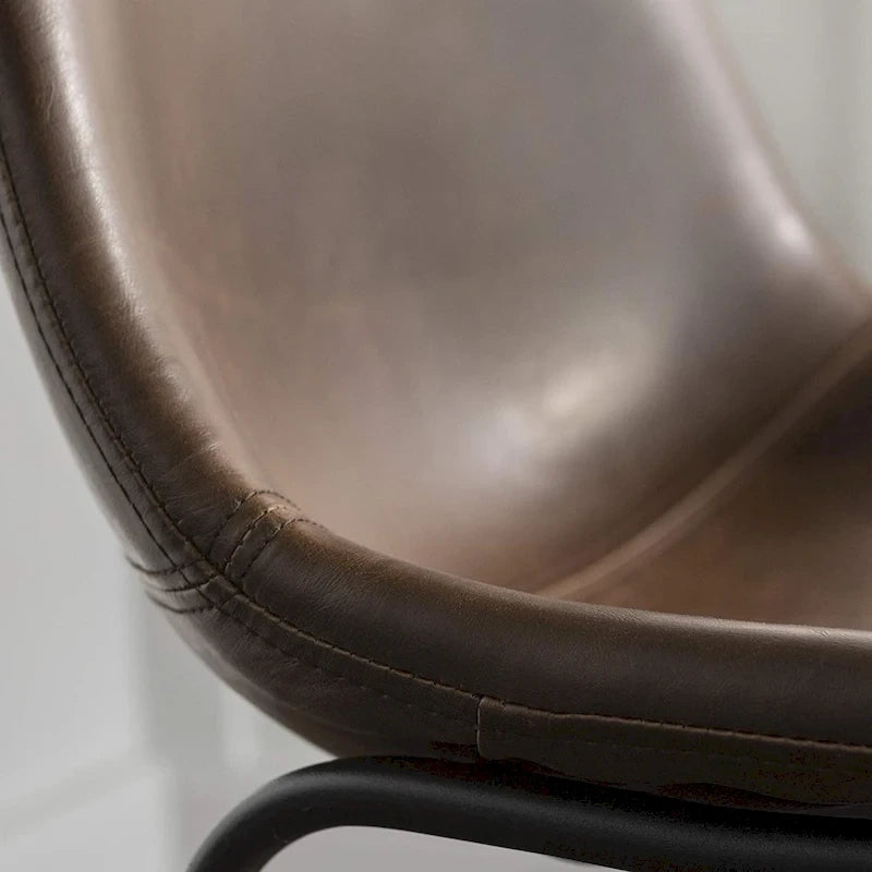 Bar Stools with Back, PU Leather, Footrest, 18/26/30 Inch