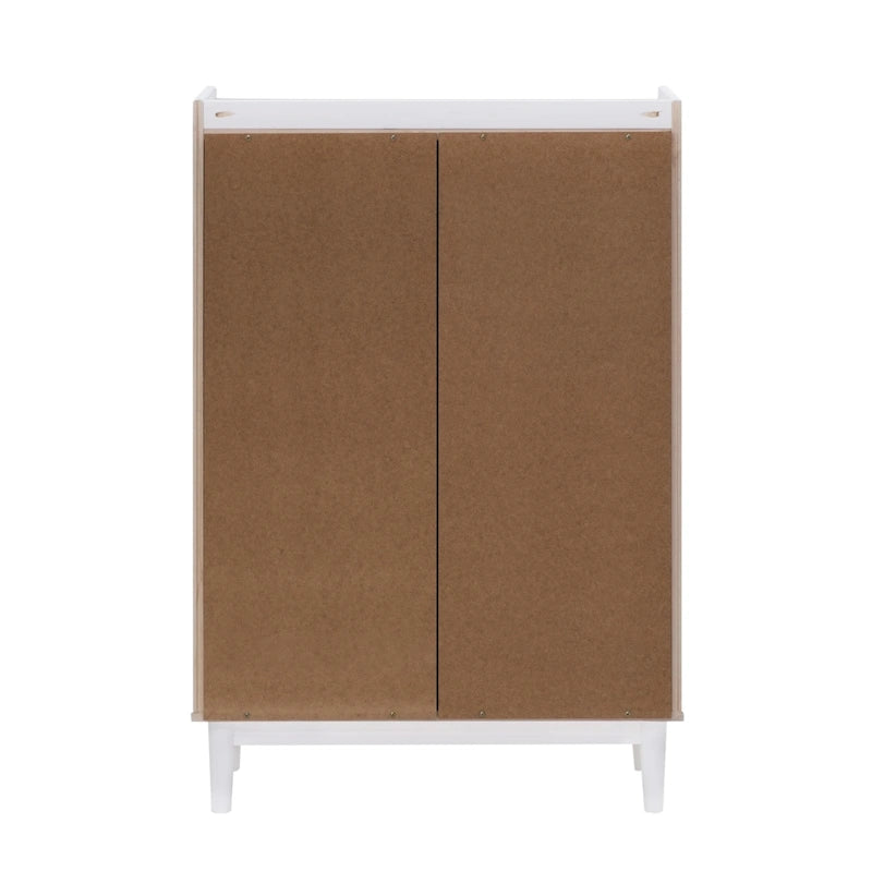 Modern Gallery Top Solid Pine Wood Chest, 6 Drawers