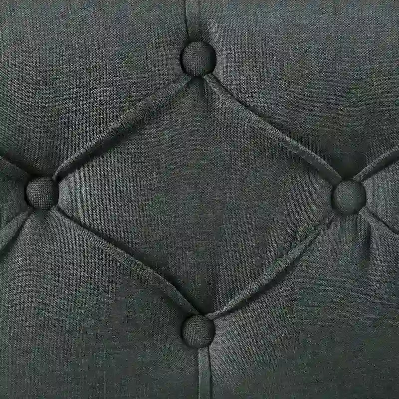 Contemporary Twin Upholstered Tufted Day Bed with Trundle