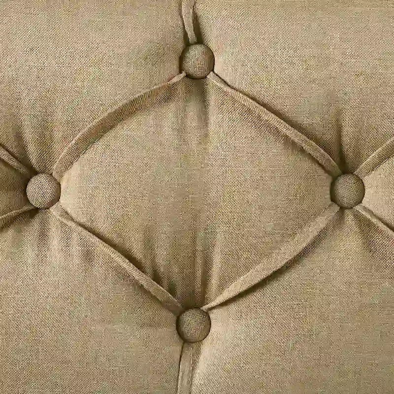 Contemporary Twin Upholstered Tufted Day Bed with Trundle