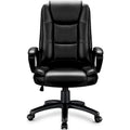 High Back Executive Office Chair, Ergonomic, Leather, 400 lbs