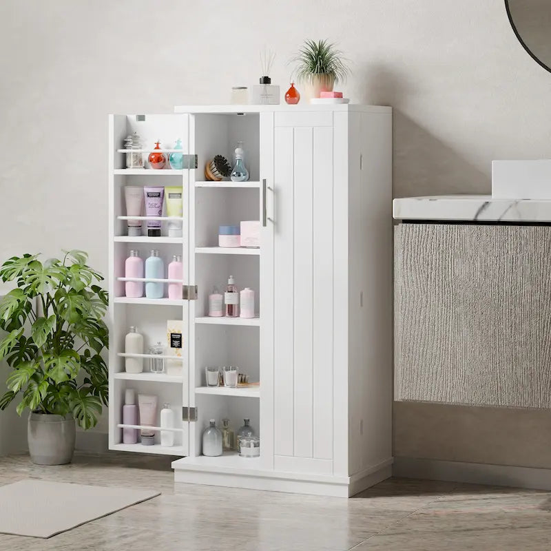 47-Inch Pantry Cabinet, Wooden Kitchen Storage Cabinet