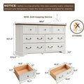 Farmhouse Drawers Dresser, Wood Chest of Drawers, Dressers Organizer